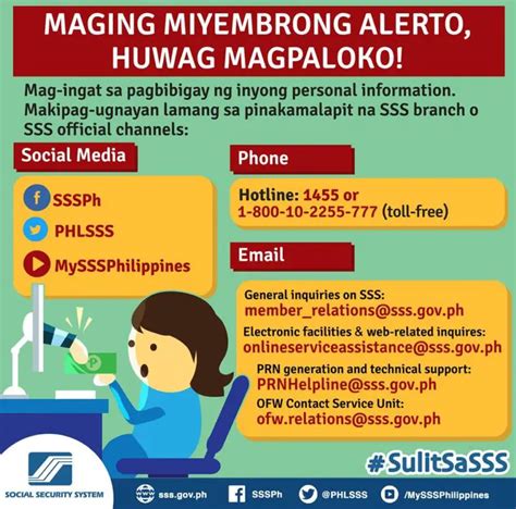 SSS Hotline and Branches 2019 .